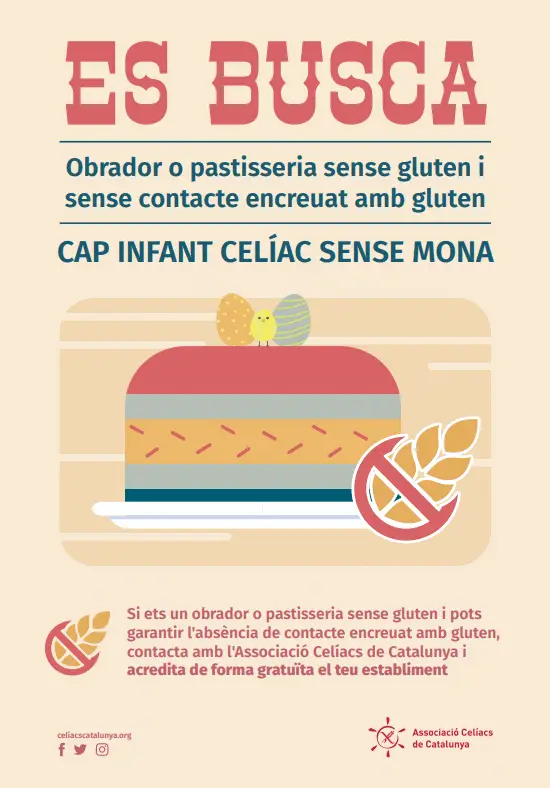 Impulsem la campanya 'Cap infant celíac sense mona de Pasqua'