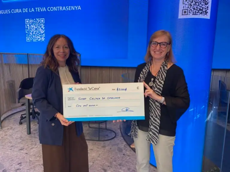 La Fundació La Caixa ens atorga 5.000 € pel projecte "Accés a la salut per a famílies celíaques en situació de vulnerabilitat i exclusió 2025”